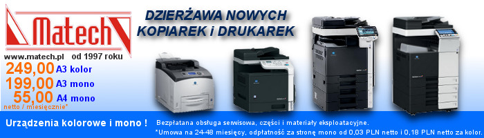 dzierżawa kserokopiarek nowych